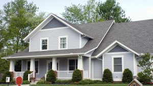 exterior of home with beautiful siding and roofing